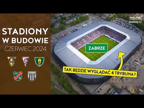 Polskie Stadiony w Budowie (Czerwiec 2024)