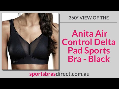 Anita Active Air Control Delta Pad Sports Bra – Black Kalahari - Sports  Bras Direct