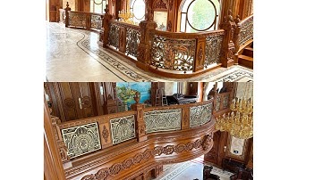 Lan can cổ điển đẹp | Cổng nhôm đúc TCN | Thiết kế, sản xuất theo yêu cầu.