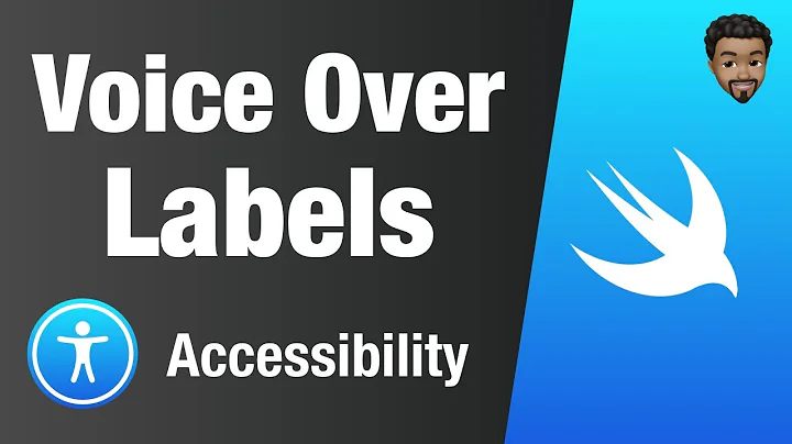 Voice Over Labels | Accessibility | Swift 4, Xcode 10
