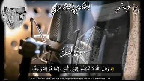 " وَقَالَ اللَّهُ لَا تَتَّخِذُوا إِلَٰهَيْنِ اثْنَيْنِ" من أجمل ما قرأ الشيخ المنشاوي من سورة النحل