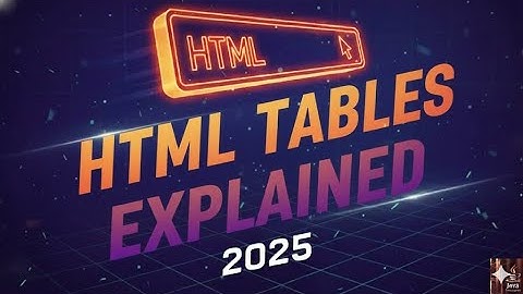 Day5 -HTML Tables Explained | TR, TD, THEAD, TBODY, TFOOT, Attributes & Examples (Beginner Friendly)