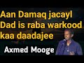 Axmed Mooge Aan Damaq Jacayl Iyadoo Doog Dhex Jiifto Daawanaysa Ubaxoo Lyrics Axmed Mooge Qaaci 