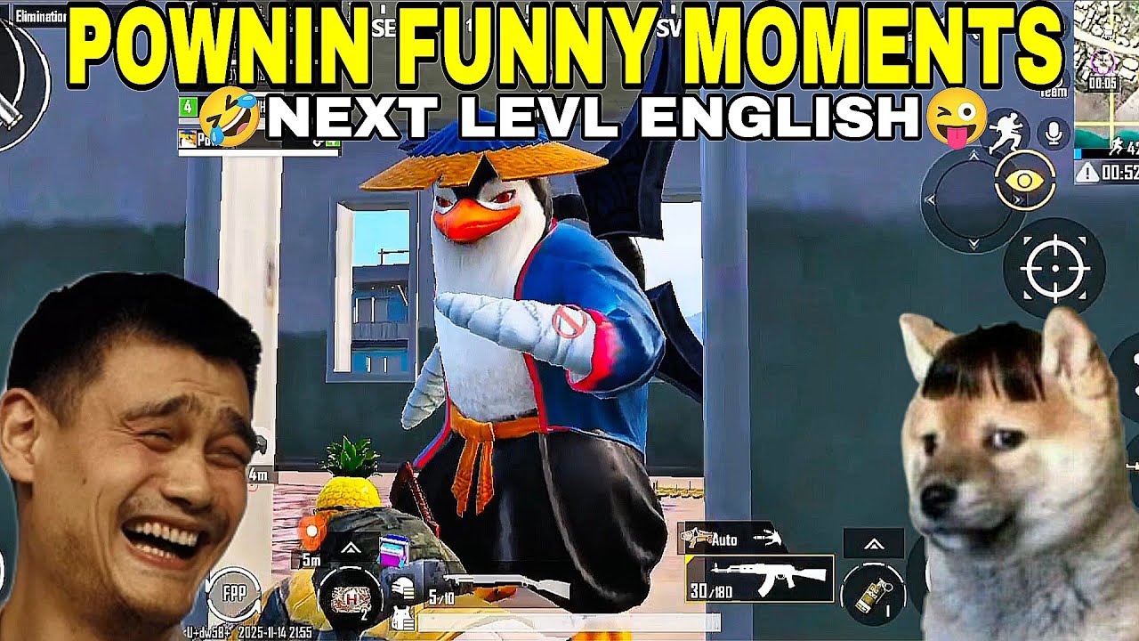 OMG 🤣 BGMI NEW 4.1 UPDATE 😝 NEXT LEVEL FUNNY MOMENTS 😜 POWNIN || bgmi 4.1 update funny video 😜