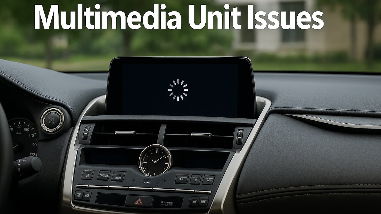 2015-2017 Lexus models, prevent navigation system black screen, fix Bluetooth issues - factory TSB