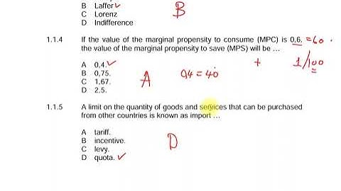 Economics Paper 1 Grade 12 November 2023 