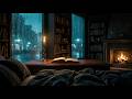FALL ASLEEP FAST: 4 Hours Steady Rain on Window (NO THUNDER)