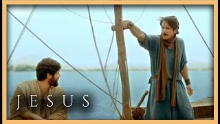 Jesus realiza o milagre da pesca no maravilhosa no Mar da Galileia | NOVELA JESUS