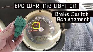 VW Polo EPC Warning Light - Brake Switch Replacement