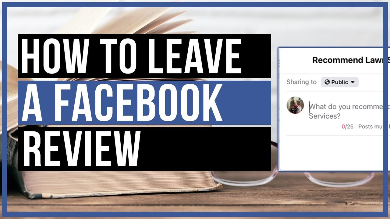 how to leave facebook reviews