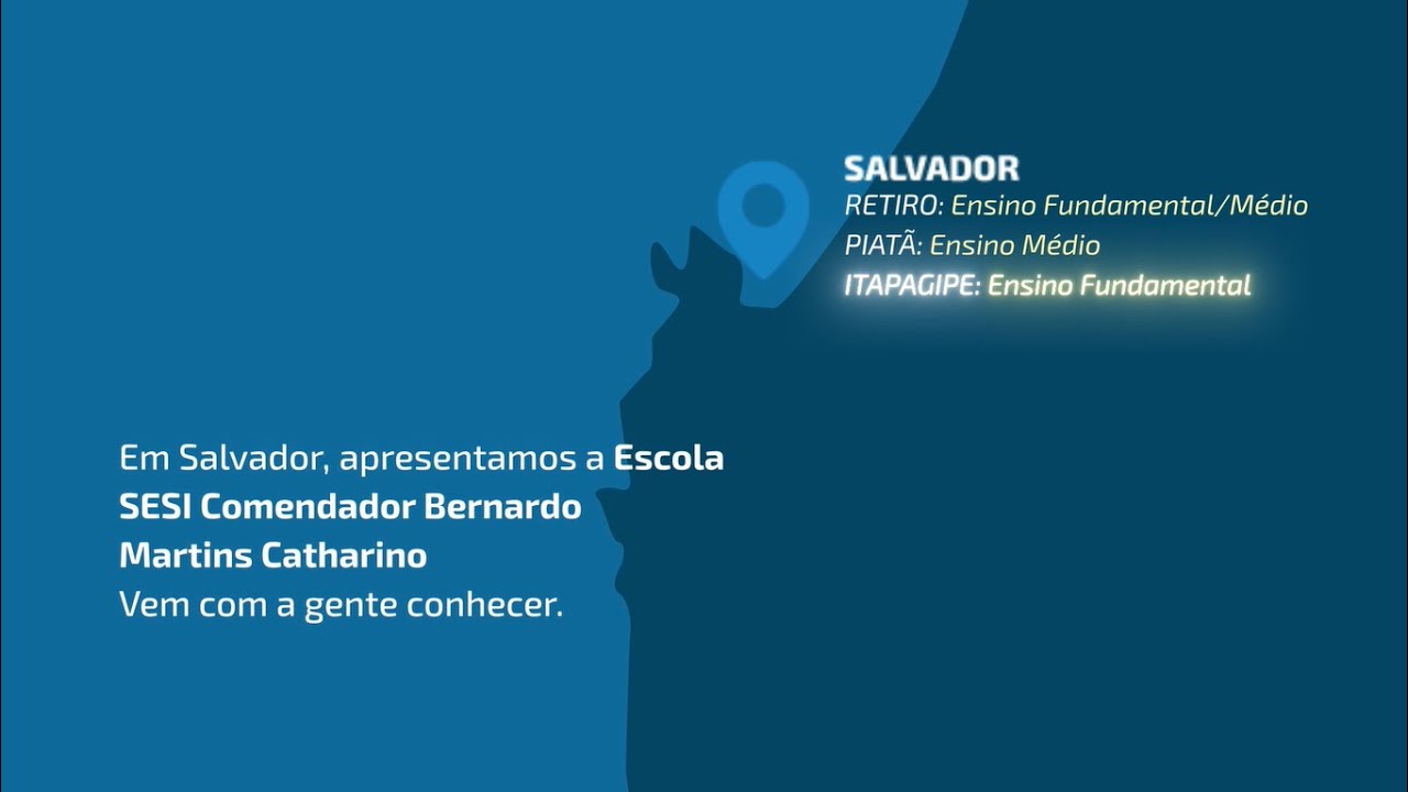Escola SESI Comendador Bernardo Martins Catharino - YouTube