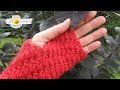 Falling Leaves Fingerless Gloves Crochet Pattern & Tutorial