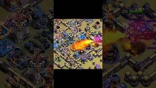 Clan war Destroy Town Hall 18 Only Hero 😱🔥 II Clash of clans II #shorts #clashofclans #coc