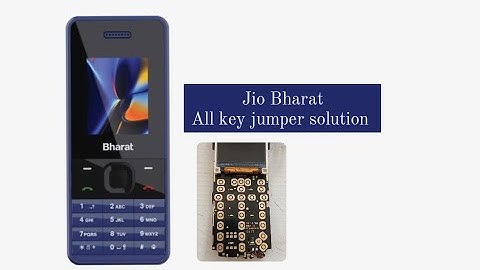Jio Bharat keypad not working karbon Bharat key not working