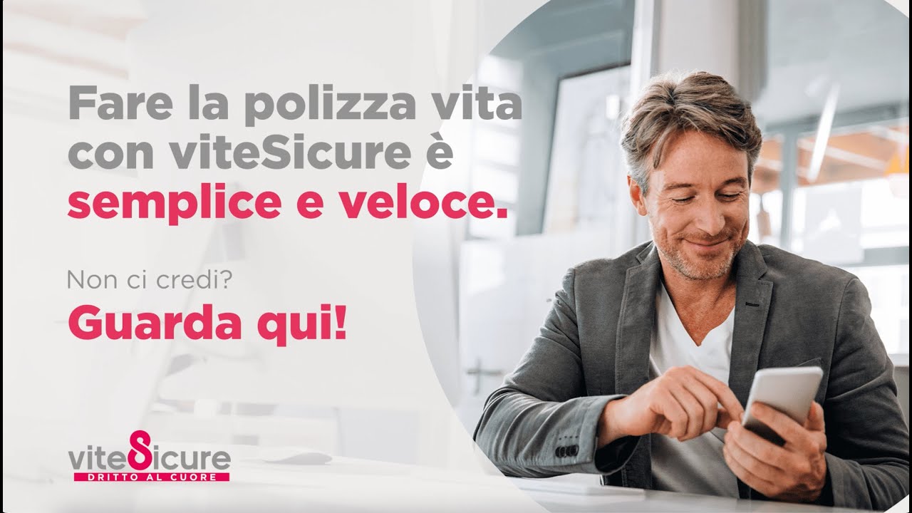 viteSicure polizza vita - Metti chi ami al primo posto (20 sec.) - YouTube