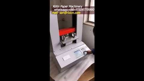 paper tube crush tester machine, paper core compression tester