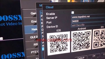 OOSSXX DVR App IOS Setup Demo video