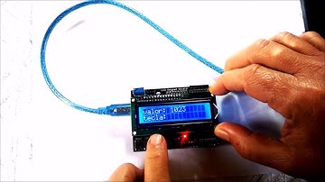 LCD Shield com teclado para Arduino