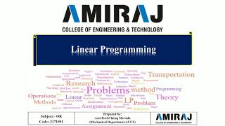 Lec 14 | Operations Research | Linear Programming | Duality in LPP