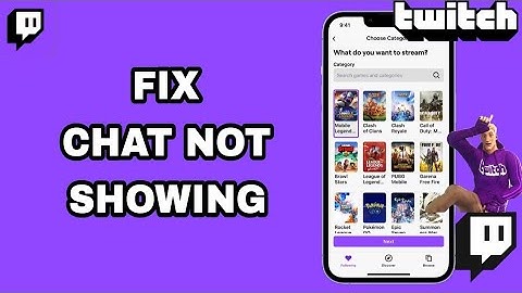 How To Fix And Solve Chat Not Showing On Twitch App | Final Solution