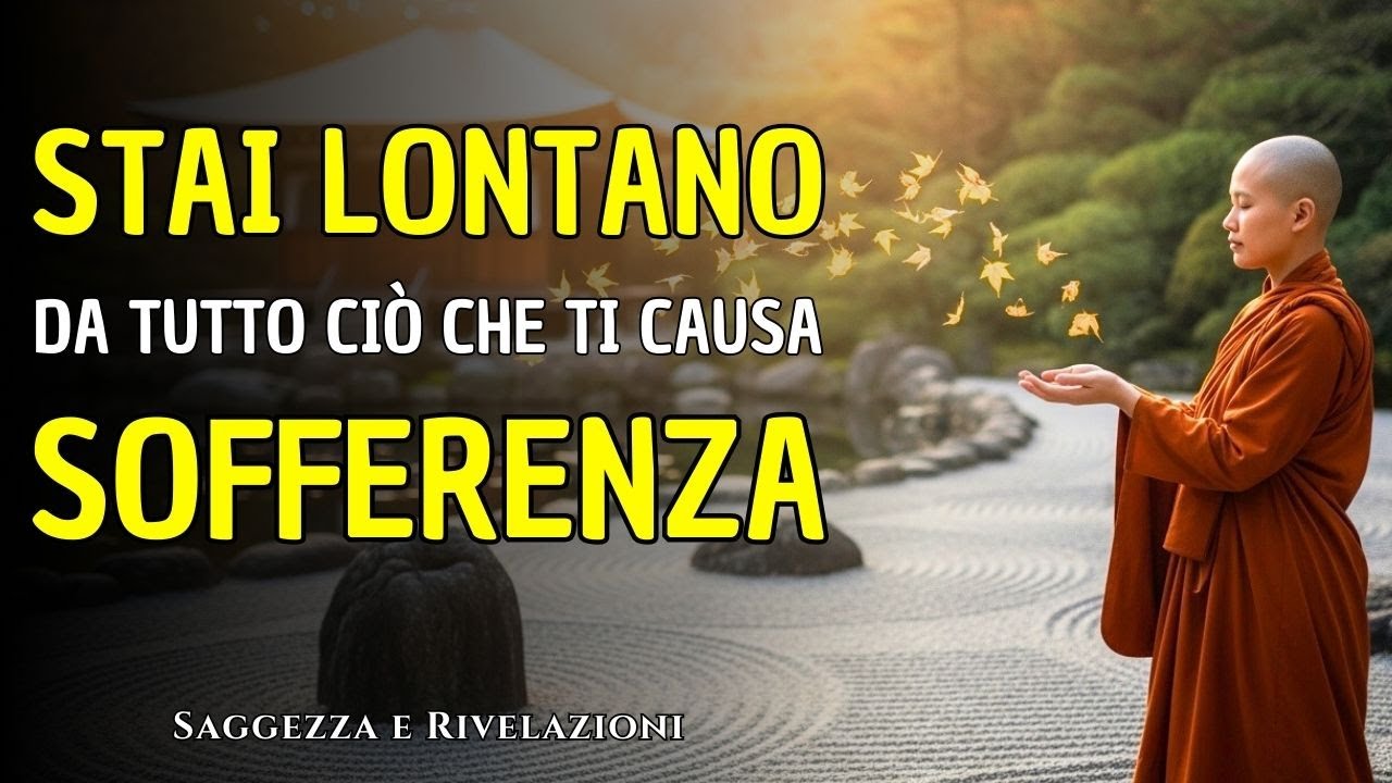 STAI LONTANO DA TUTTO CIÒ CHE TI CAUSA SOFFERENZA | Buddismo