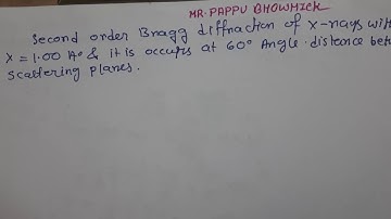 Physical Chemistry Problem,Solid state Chemistry,Mr.Pappu Bhowmick