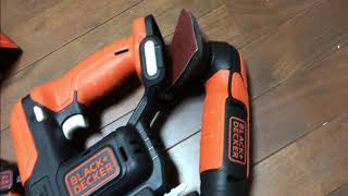 タッカーネイラーとグルーガン BLACK+DECKER ProjectPAK TOOL USB電動工具レポ