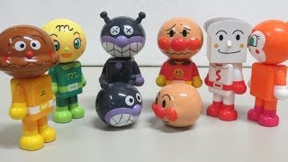 anpanman toys Head karada Transform set　アンパンマン　おもちゃ　パチッと変身DXセット screenshot 5