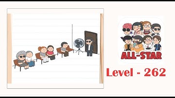 Brain test all star level 262 Find the bald criminal with a scar on his face.