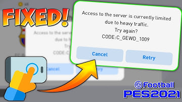 HOW TO FIX RETRY ISSUE IN PES | TRICK TO FIX TRAFFIC ISSUE IN PES | PES 2021 MOBILE