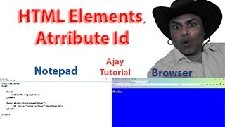HTML Element - Attribute: Id Part-07 | html id attribute | html 5 id attribute