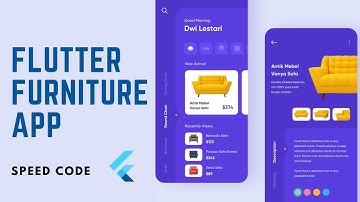 Flutter UI - Furniture Shop App | Speed Code | with Source Code🔥🔥