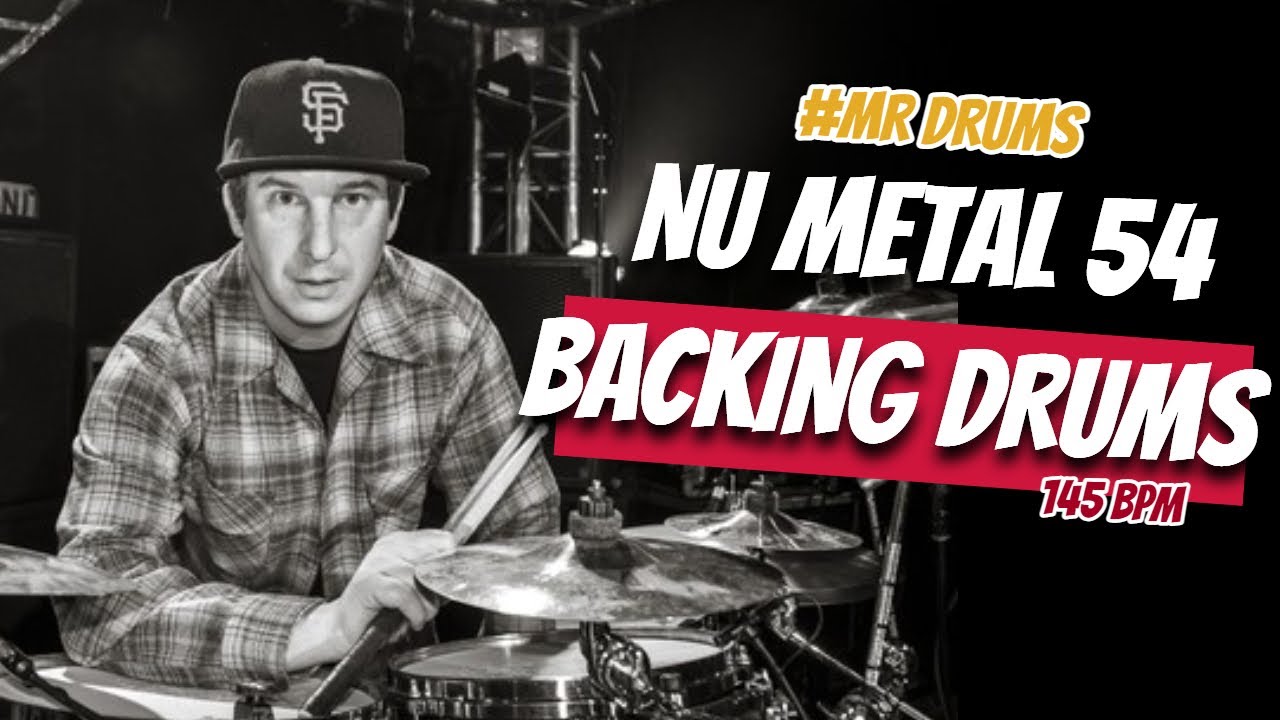 Nu Metal Drum Track - 145 BPM | Backing Drums | Only Drums