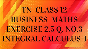 TN 12th business maths chapter 2 exercise 2.5 question number 3