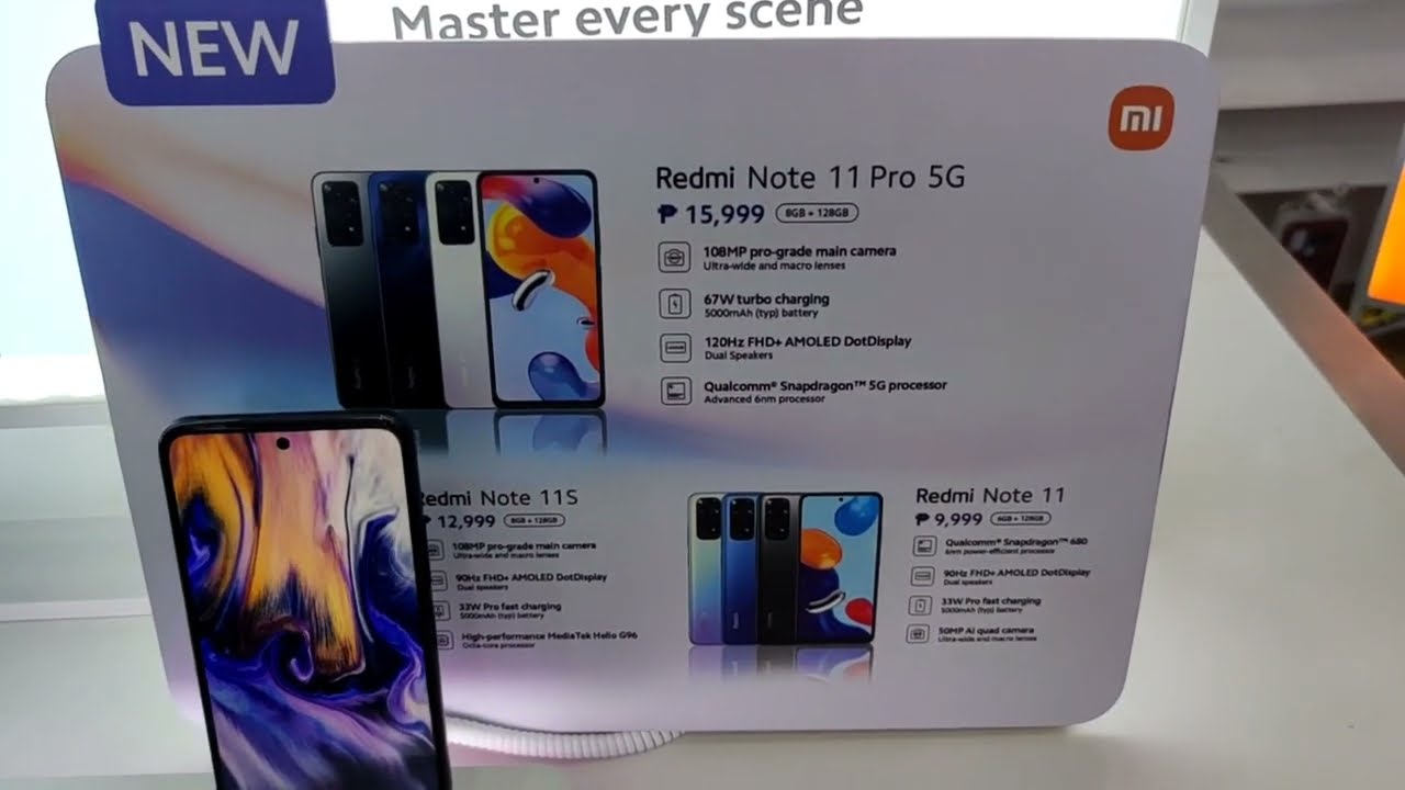 PRICE OF REDMI NOTE 11S, REDMI NOTE 11 AND REDMI NOTE 11 PRO 5G IN PHILIPPINES  | JAYSON PERALTA