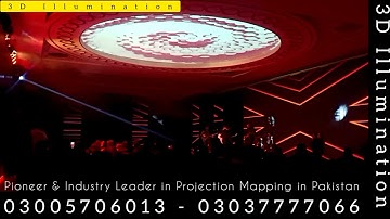 3D Projection Mapping in Pakistan - Building Projection - Video Projection - Light Sound Show