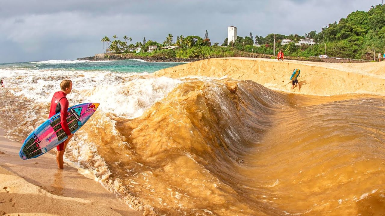 HAWAII RIVER SURFING (WAIMEA)