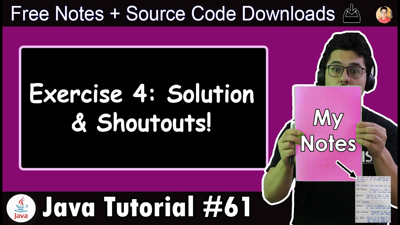 Java Exercise: Solution & Shoutouts!