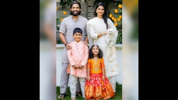 Allu Arjun with his family #alluarjun #snehareddy #alluarha #ayan#ytshorts #trending #shorts