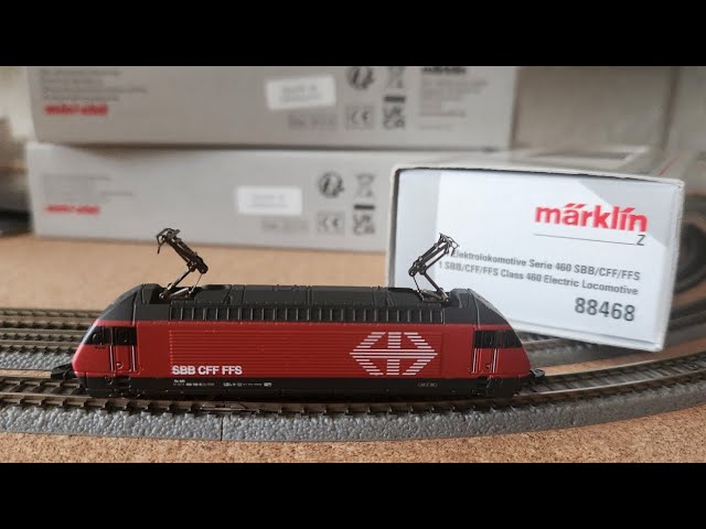Marklin 88468 SBB Re 460 Electric Locomotive Test Run at z.scale