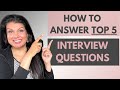 Common job interview questions  how to answer them insider tips from former hr director
