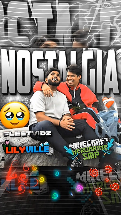 Nostalgia Moment🥹❤️‍🩹 LILLYVILLE❌HEROBRINE SMP😭@GamerFleet @TechnoGamerz |#shorts