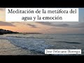 Meditación de la metáfora del agua y la emoción.
