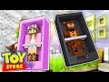 Minecraft TOYSTORE : FREDDY FAZBEAR DOLL KIDNAPS BARBIE! w/LittleKelly,Carly & TinyTurtle (Roleplay)