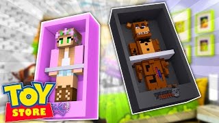 Minecraft TOYSTORE : FREDDY FAZBEAR DOLL KIDNAPS BARBIE! w/LittleKelly,Carly & TinyTurtle (Roleplay)