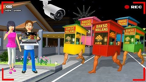 Yuta Mio Panik CCTV Merekam ANOMALI BAKSO WARNA WARNI Di Depan Rumah 😱 | Sakura School Simulator