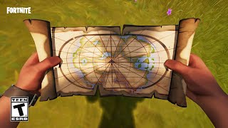 Fortnite Nathan Drake’s Treasure Map Trailer #shorts