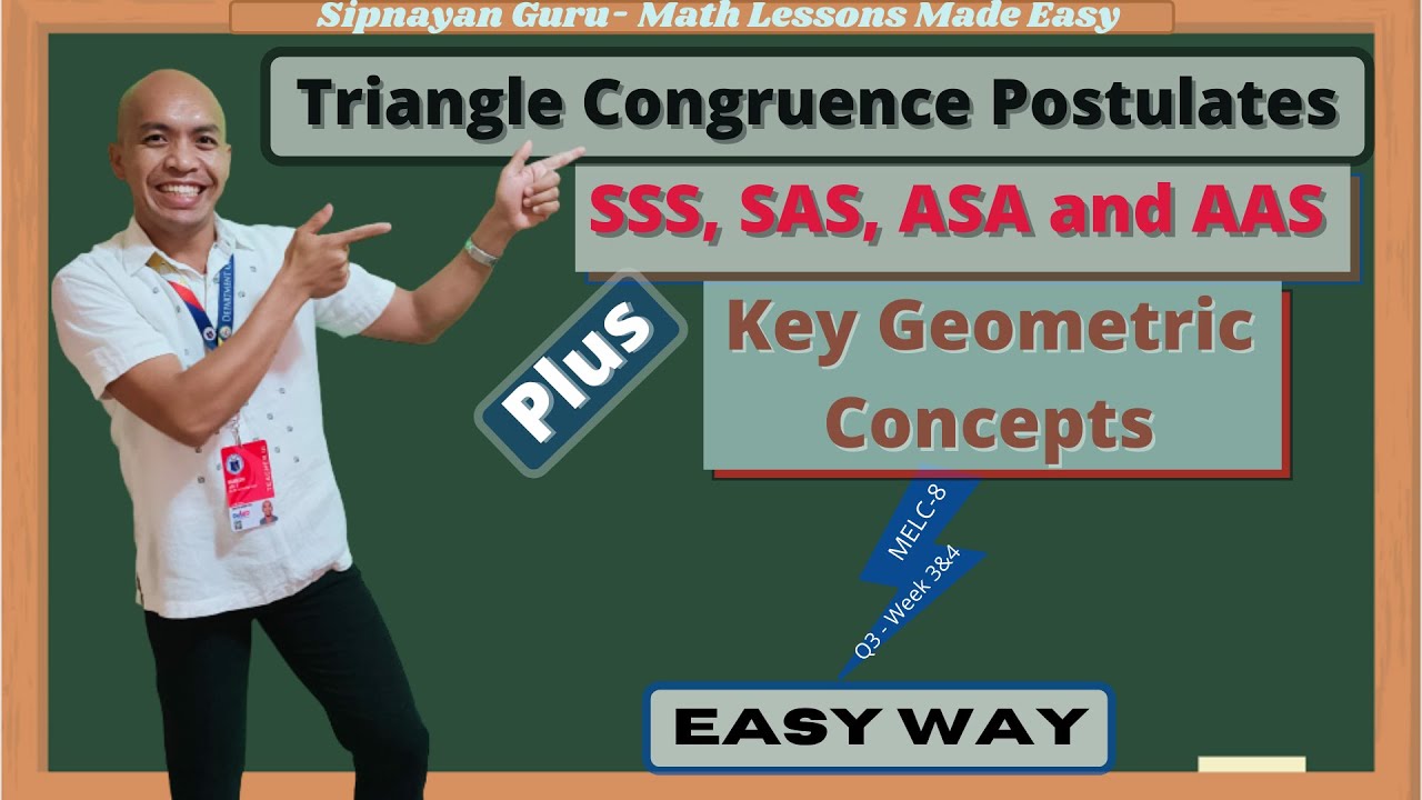Triangle Congruence Postulates Illustrations Proving Made Easy