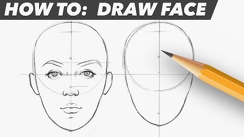 How To Draw Face| Easy Beginner proportion tutorial