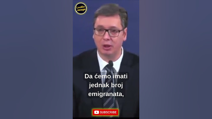 Emigranti će nam spasiti Srbiju #komedija #parodija #humor #vucic #smesno #srbija #balkan #kriminal
